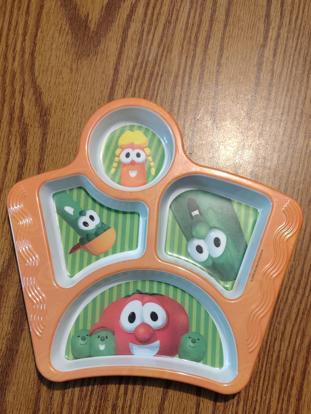 Veggie Tales Plate